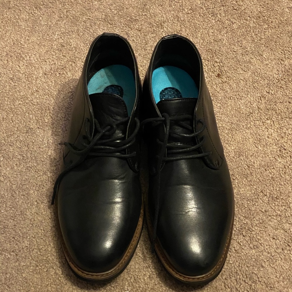 Black high Top Dress Shoes